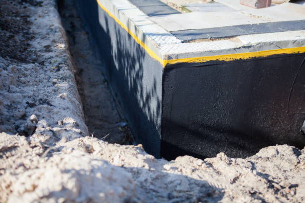 Residential Waterproofing installation at a Advance, NC home by SJ Waterproofing Pros